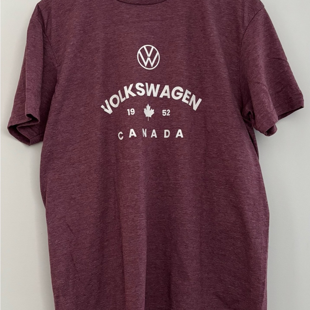 Canada Burgundy T-Shirt VW LOGO